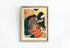 Rustic Framed Great Barrier Reef Enchinoderms Vintage Illustration Wall Art Print